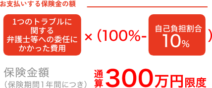 お支払いする保険金の額